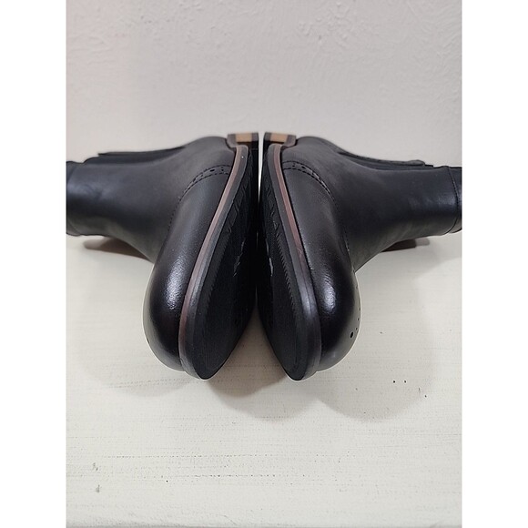 Vance CO Men's Black Faux Leather Slip On Boots Size 9 - Picture 8 of 12